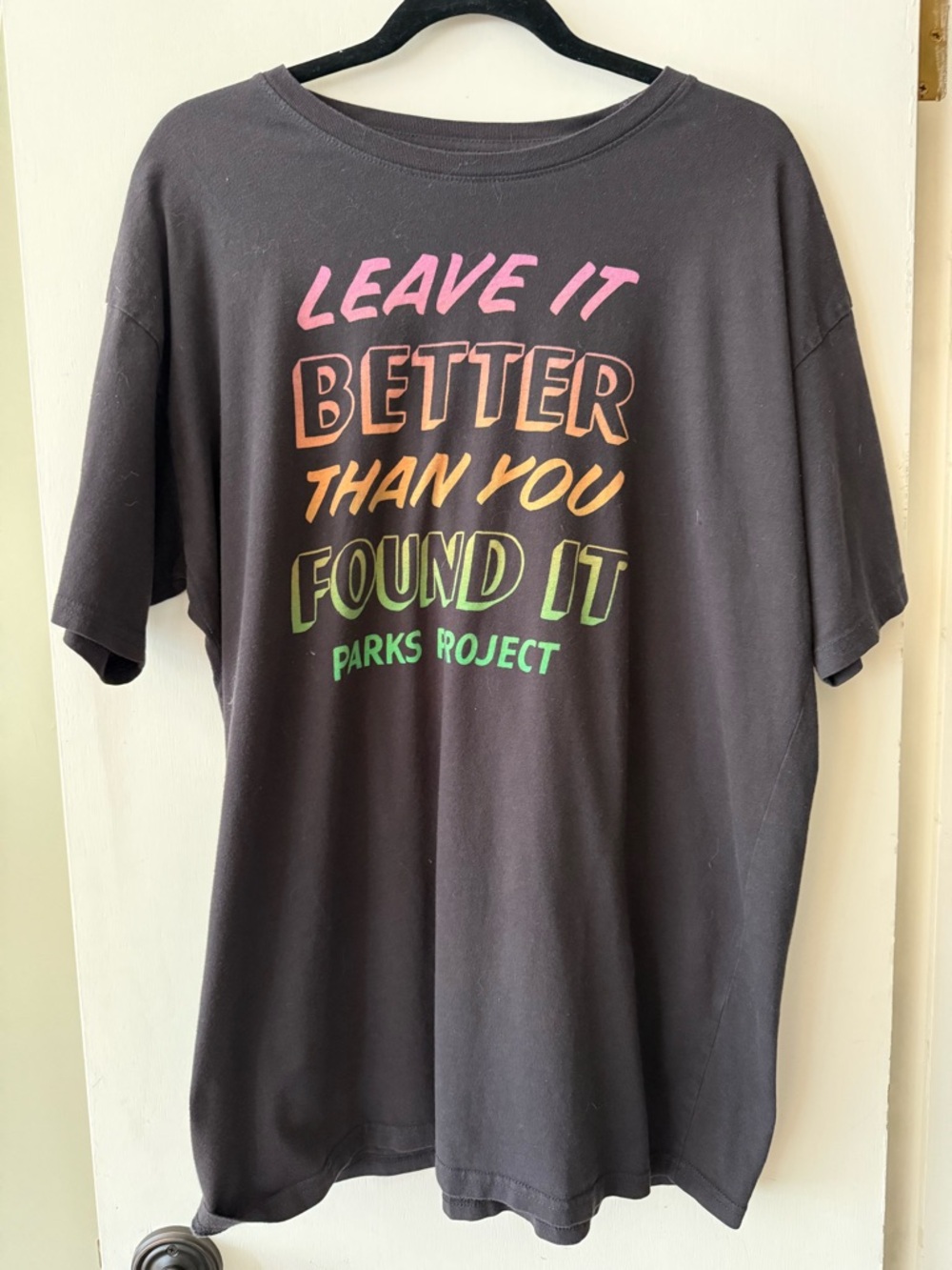 Granola Girl Parks Project 100% Cotton Graphic Gray Tee - Picture 2 of 6